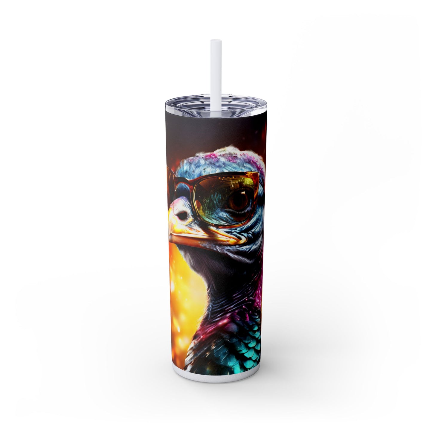 Skinny Tumbler with Straw, 20oz